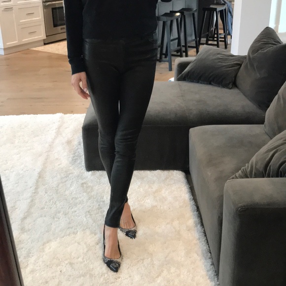 Alice + Olivia Pants - Black buttery soft leather Alice and Olivia pants.